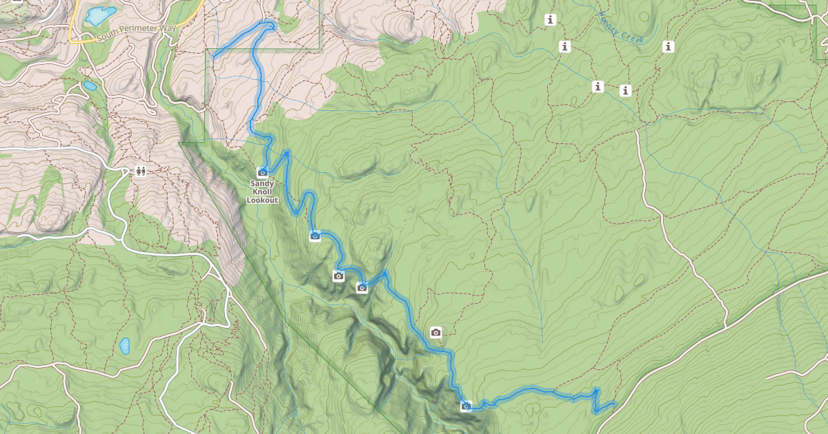 Map preview of Crawford Trail