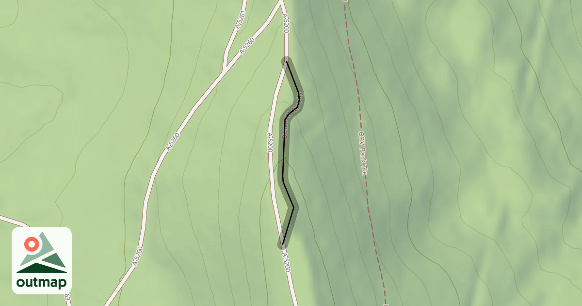 Map of Down 'N Rowdy
