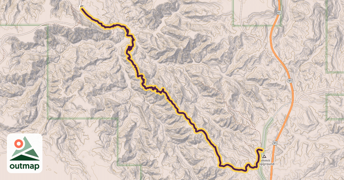 Map of Summit Trail