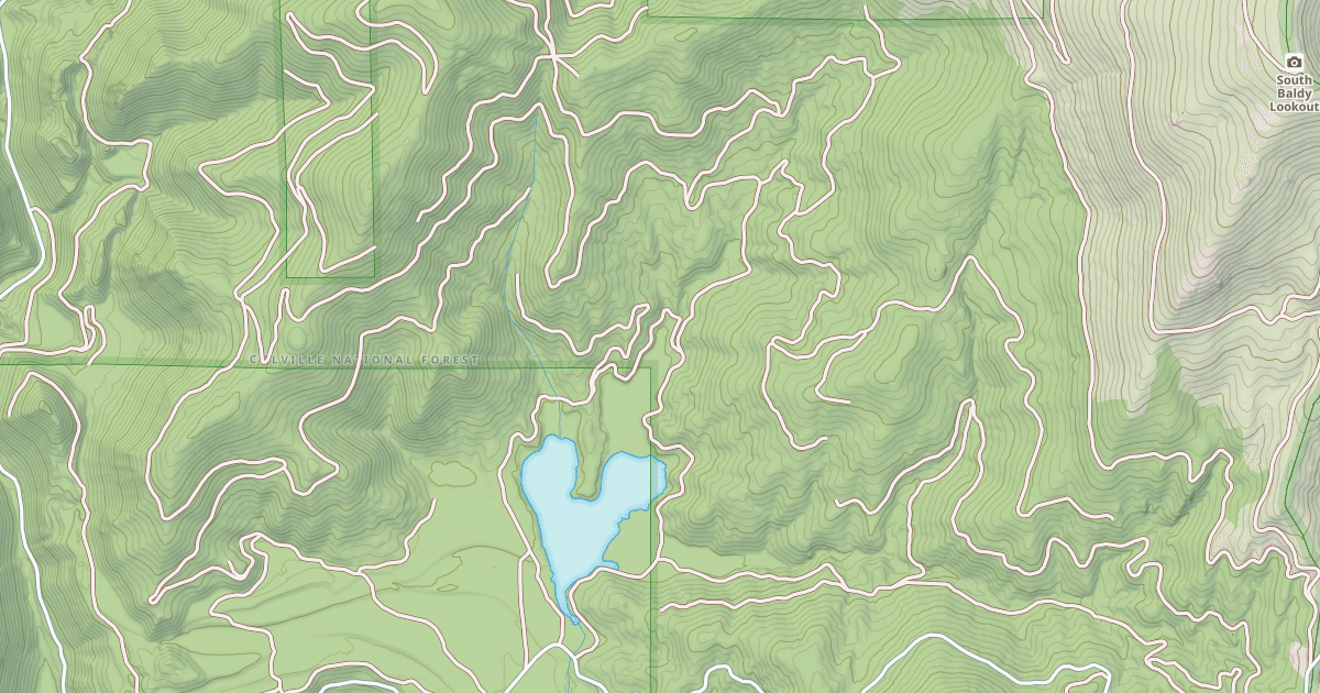 Map preview of NORTH SKOOKUM LAKE ROAD