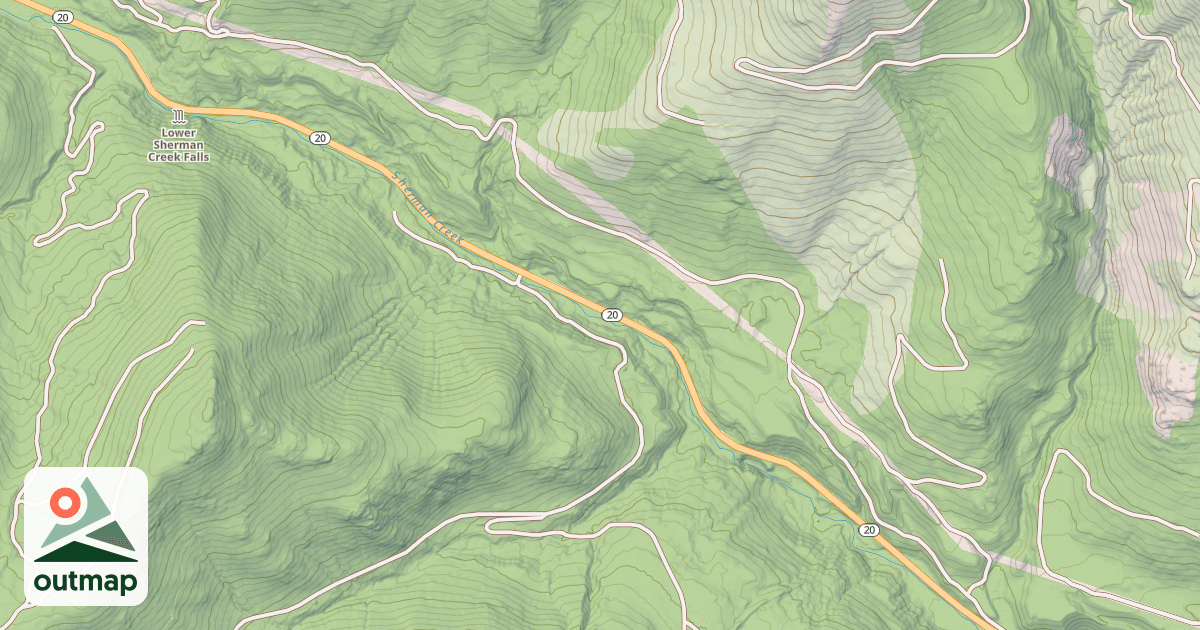 Map of OLD SHERMAN HWY