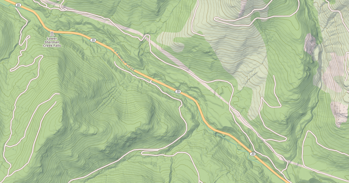 Map preview of OLD SHERMAN HWY