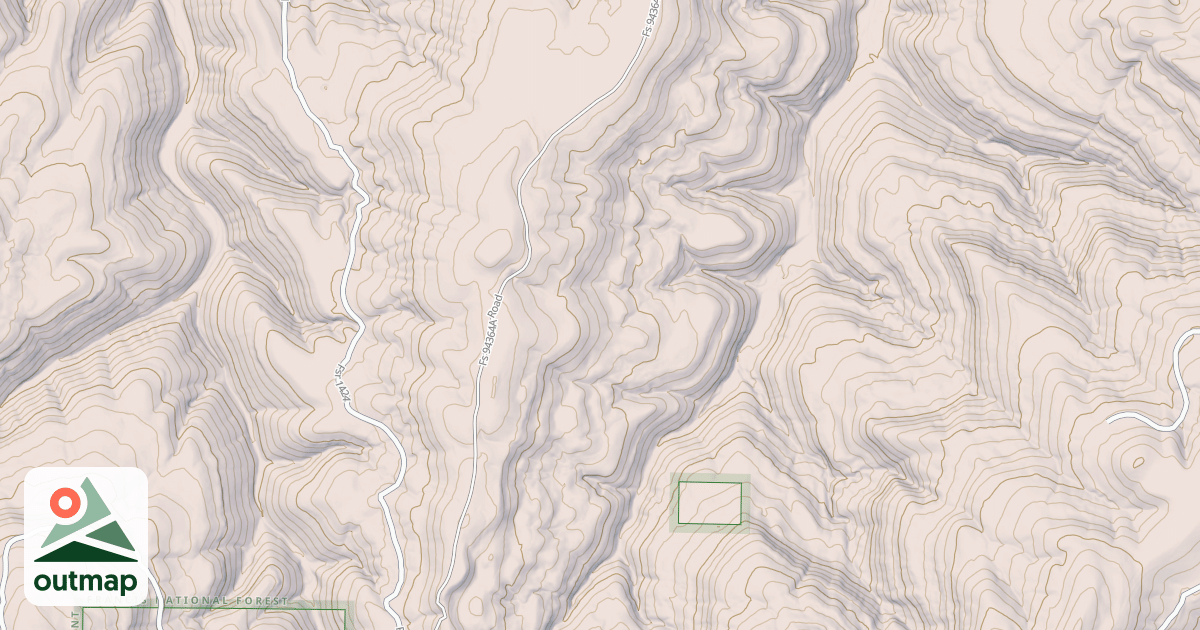 Map of USFS Motor Vehicle Use Map Roads {AFE819C1-4B01-4D27-8EA7-38B605E7152A}