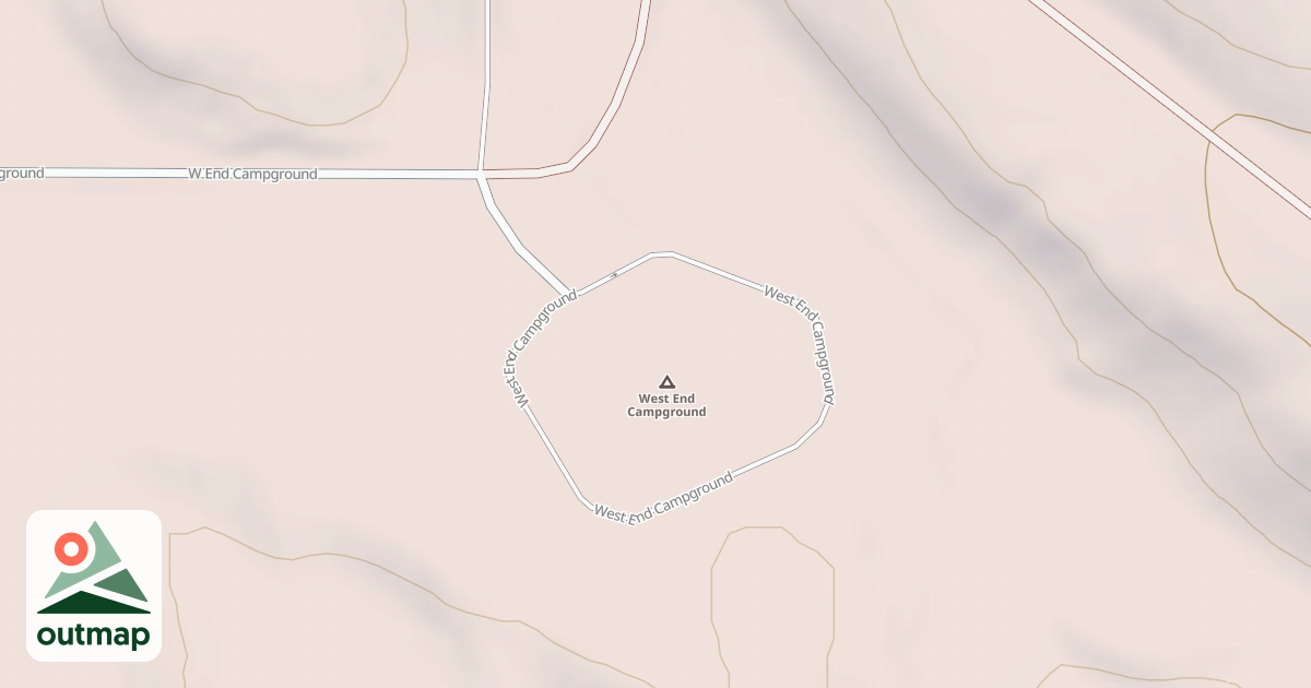 Map of WEST END CG LOOP A