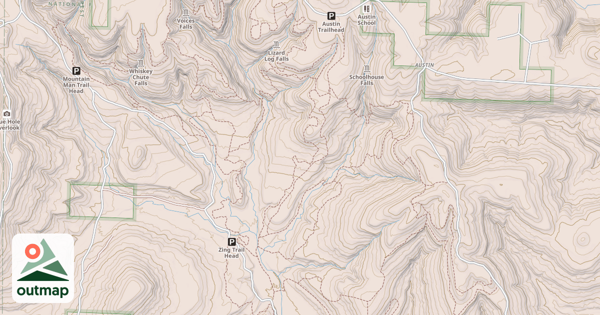 Map of BROCK CREEK #42