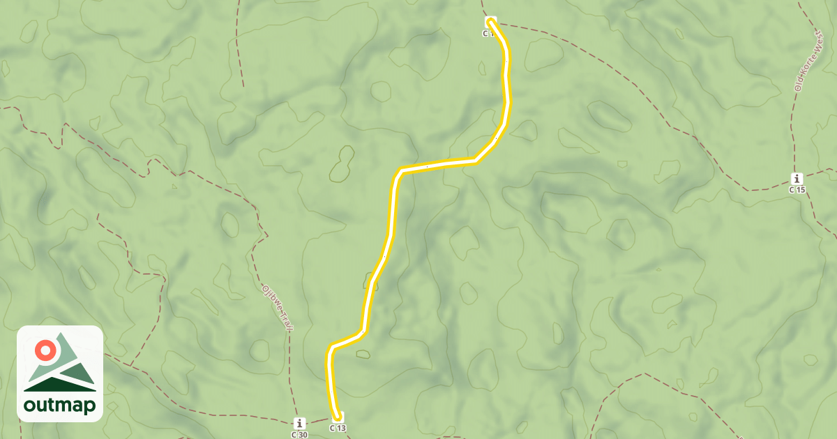 Map of Birkebeiner Trail