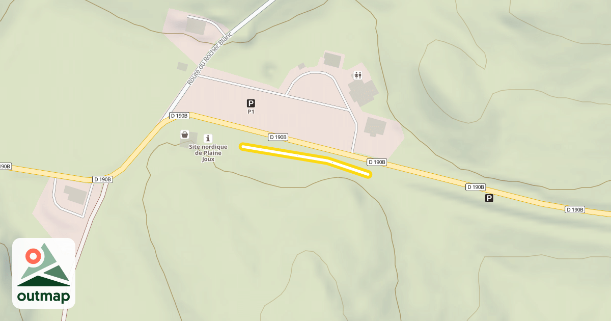 Map of La Verte