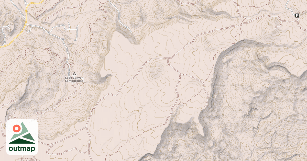 Map of HORACE MESA