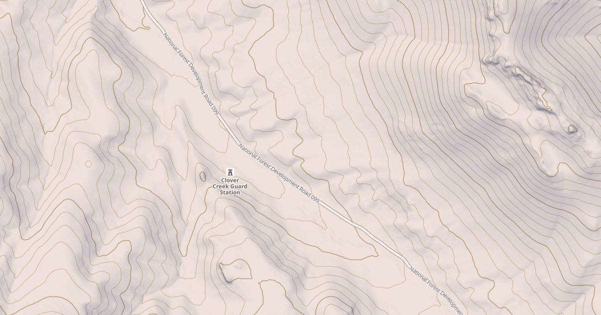 Map preview of CLOVER CREEK