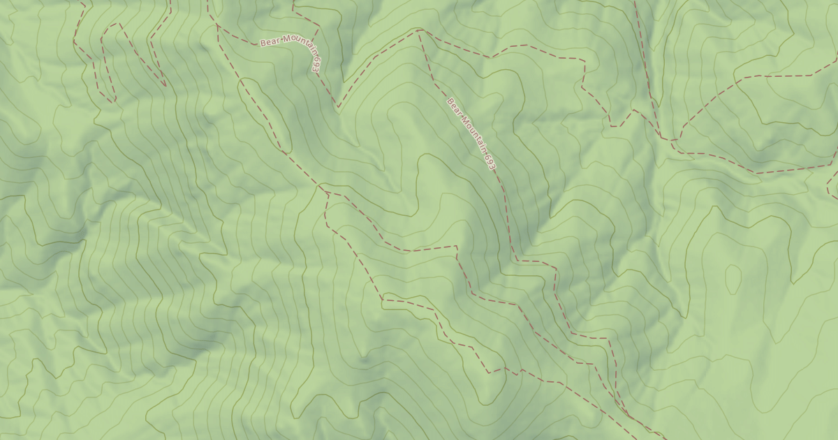 Map preview of Bear Mountain