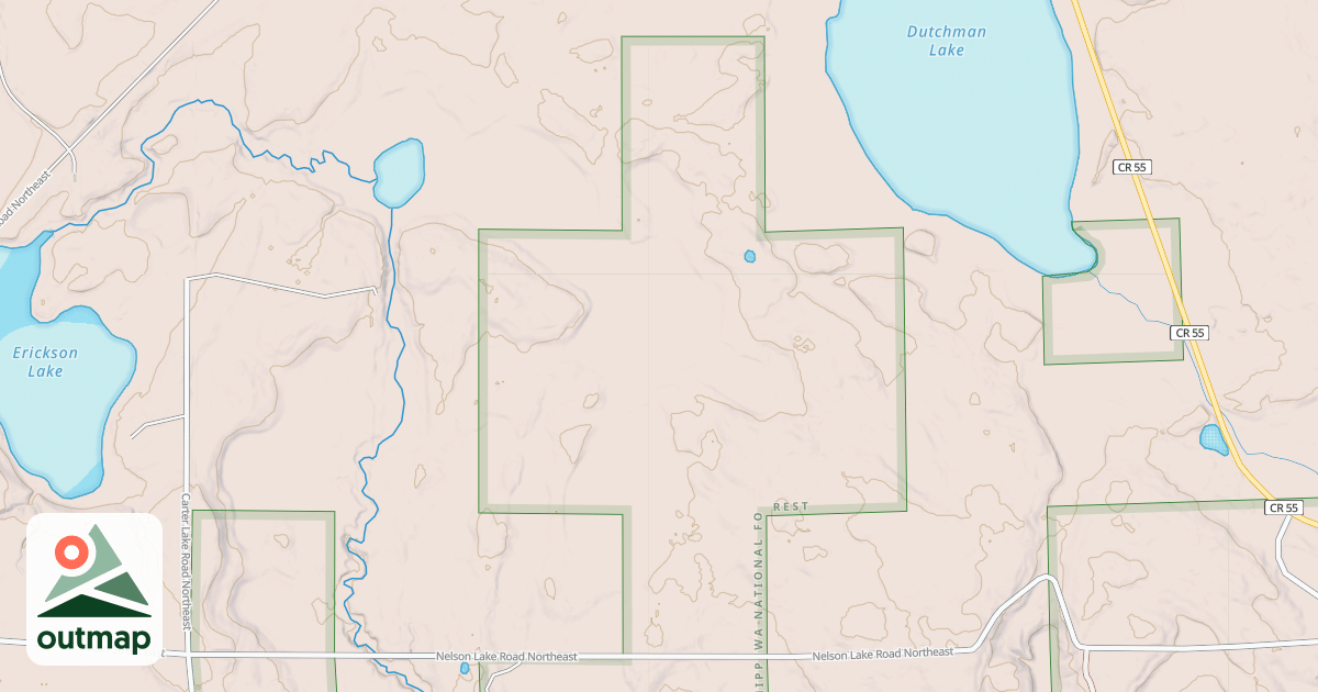 Map of NELSON LAKE SPUR C