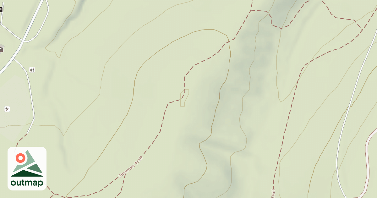 Map of Shawnee State Park Trails
