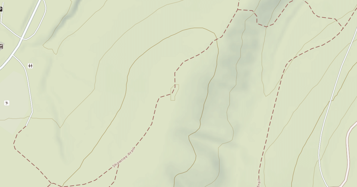 Map preview of Shawnee State Park Trails