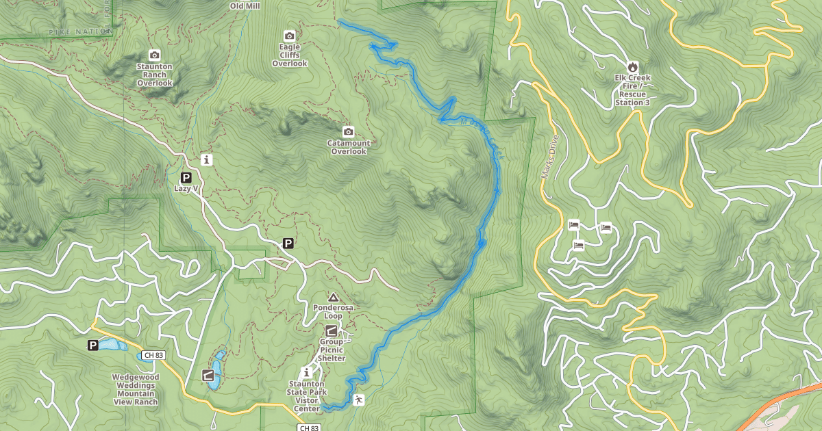 Map preview of Mason Creek Trail