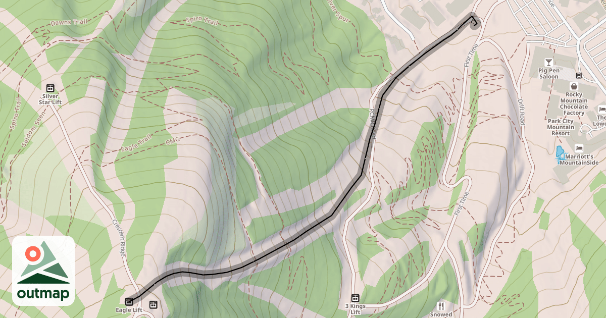 Map of C.B.'s Run