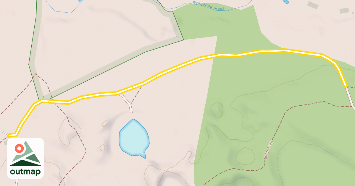 Map of Ames Pond Road