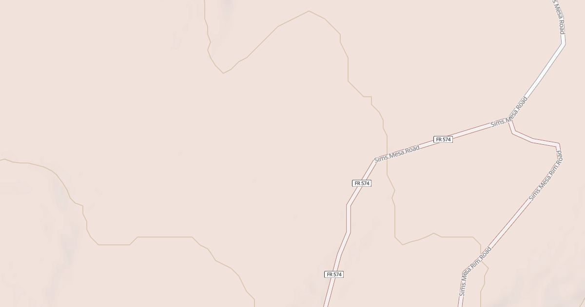 Map preview of Sims Mesa