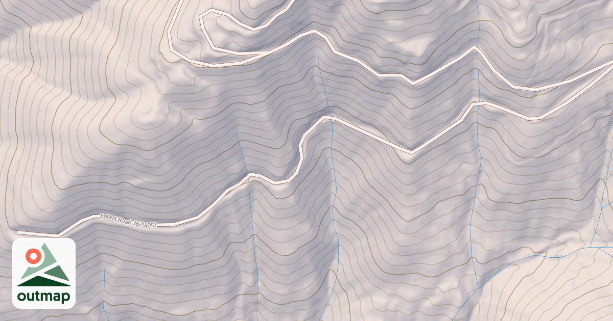 Map of USFS Motor Vehicle Use Map Roads {91698741-DC0F-4790-975F-08AB717F3248}