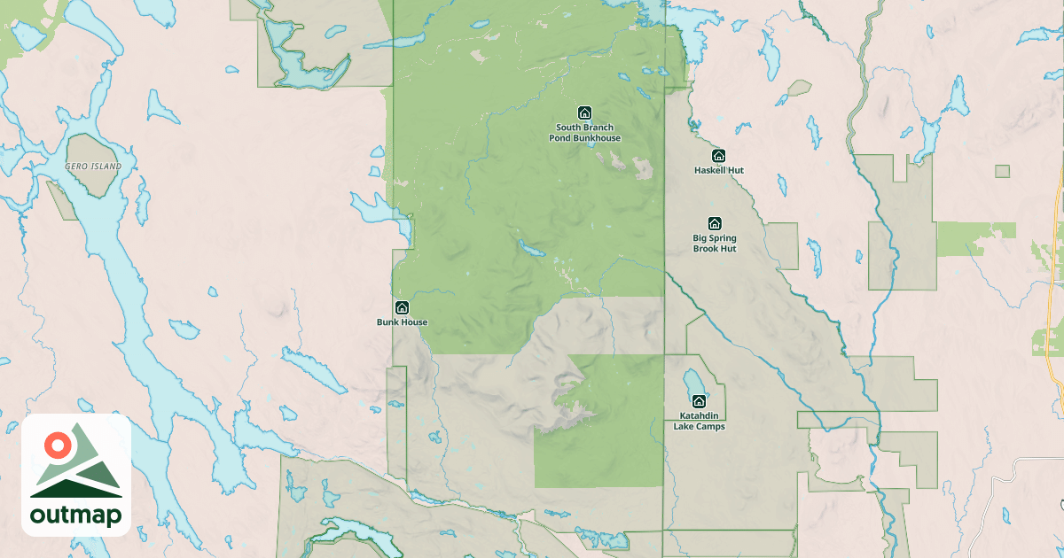 Map of Park Tote Road