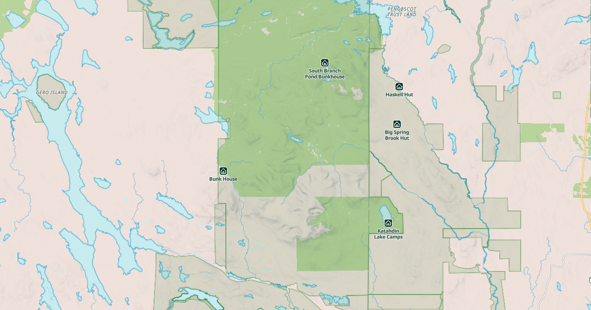 Map preview of Park Tote Road