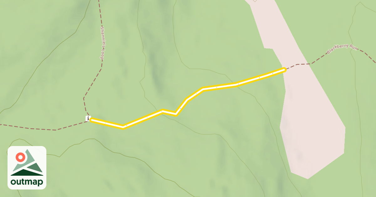 Map of Blackberry Run