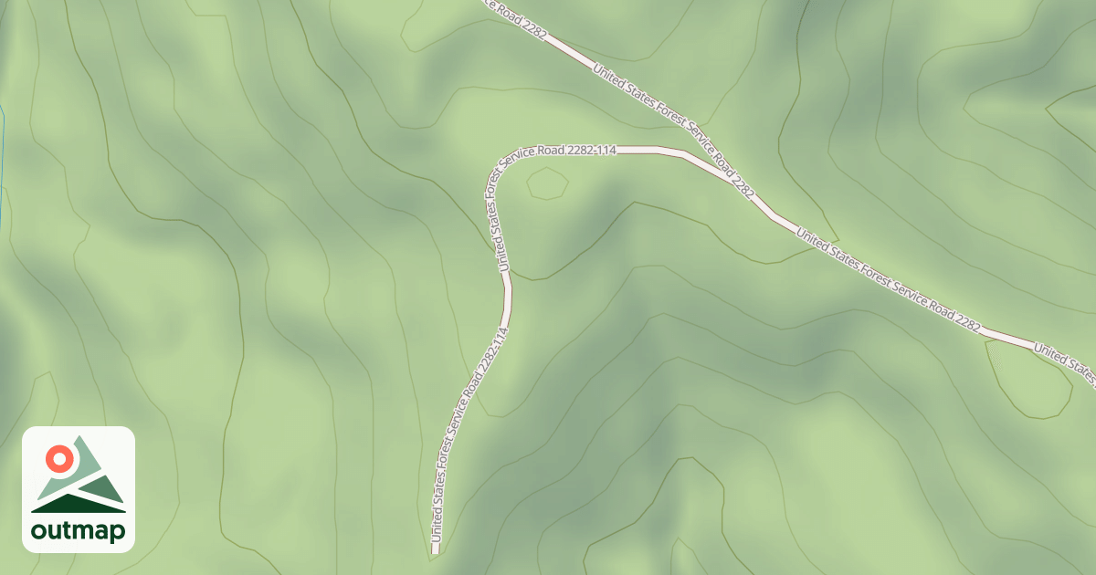 Map of USFS Motor Vehicle Use Map Roads {7D452B43-F63F-46DC-8D98-11B6D5EC3D2A}