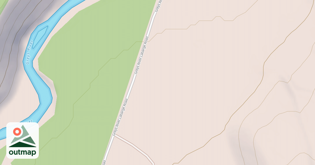 Map of MILEPOST 42.8 EAST