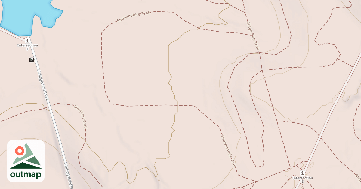 Map of Yellow Creek State Park Trails