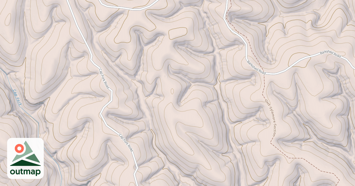 Map of USFS Motor Vehicle Use Map Roads {69160995-474C-446D-B4A5-DFDF94B6FA4D}