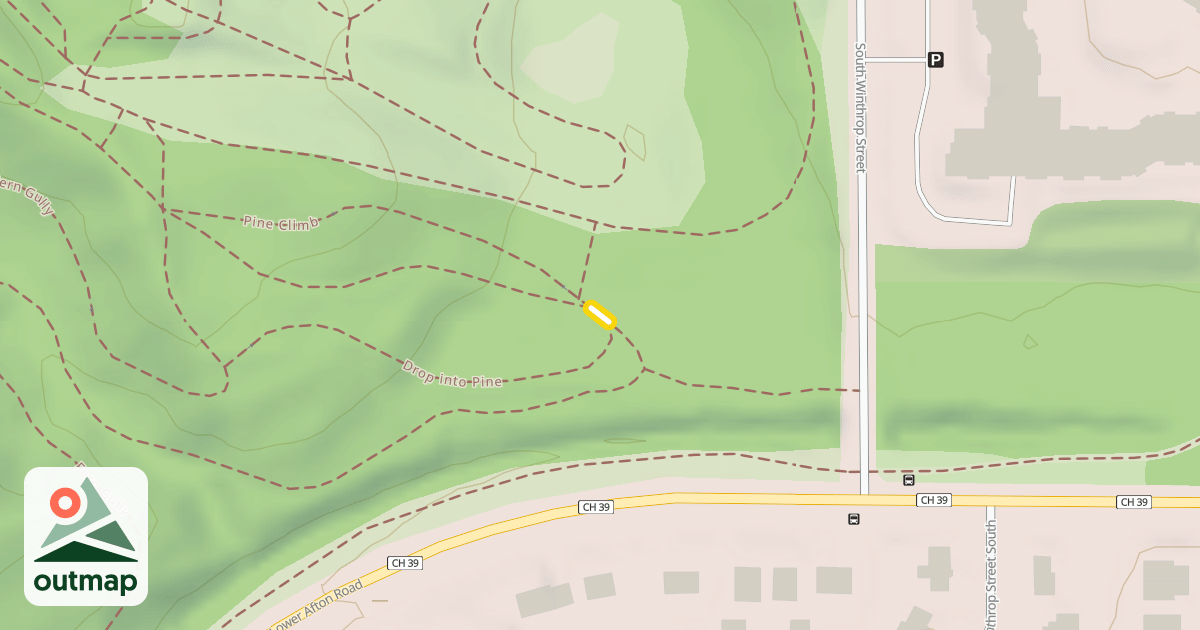 Map of Pine Climb