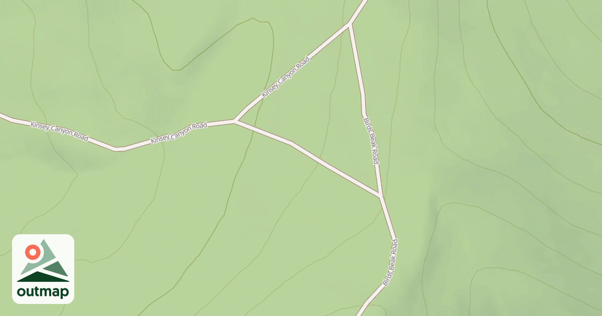 Map of BIRDS BEAK CUTOVER