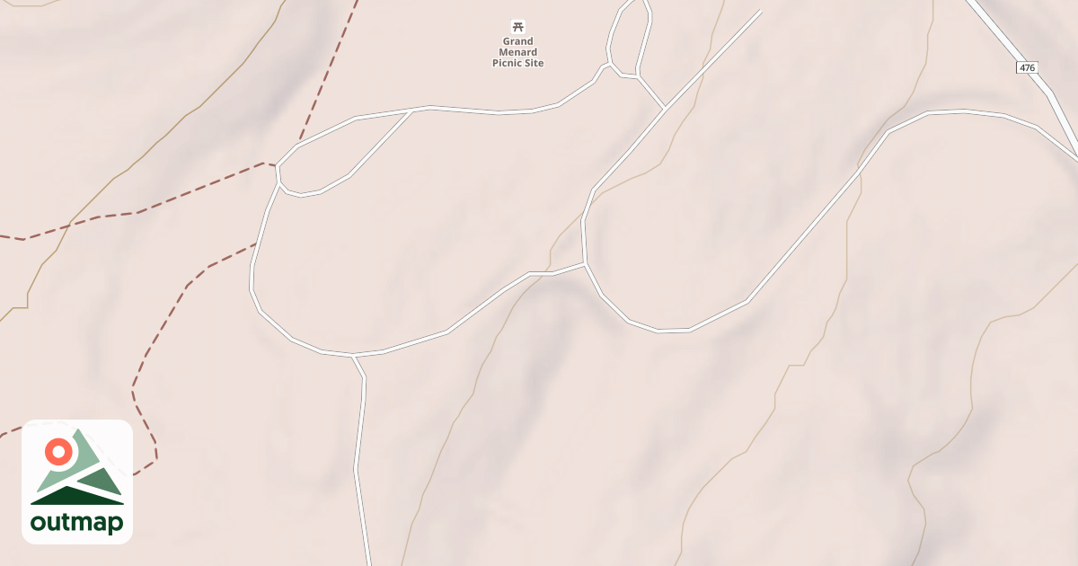 Map of CAMP MENARD SPUR D