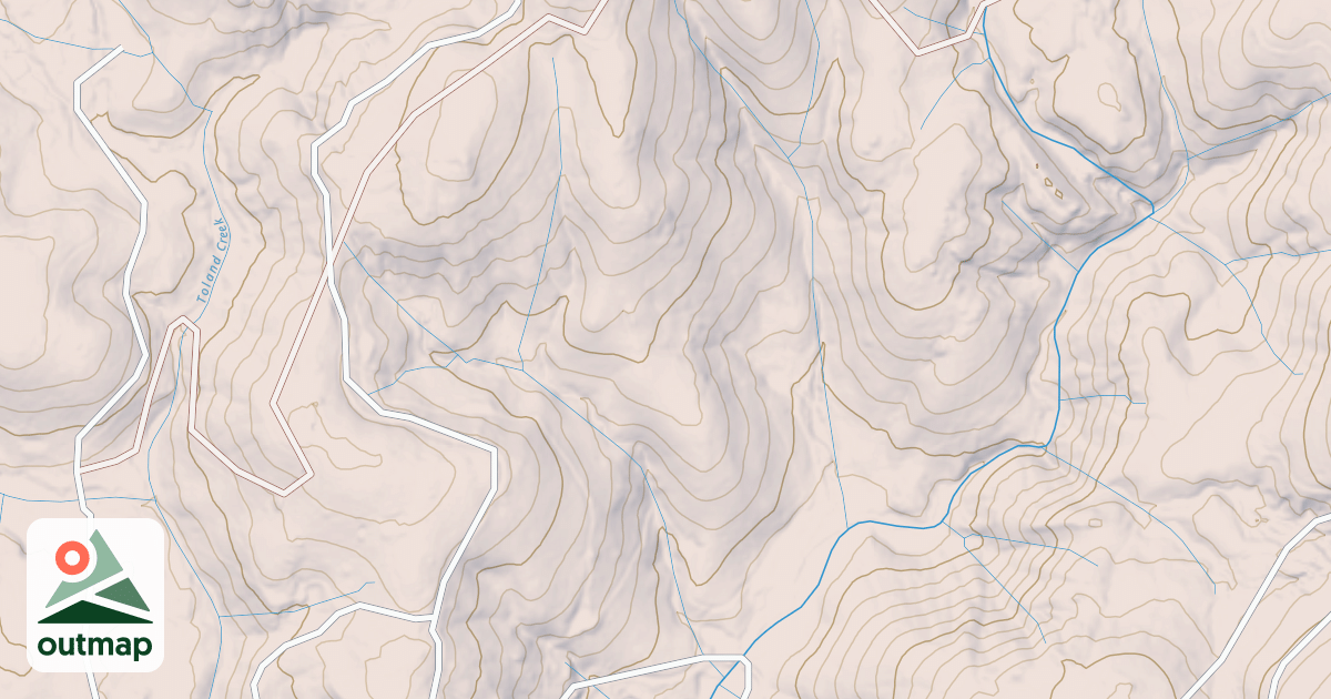 Map of BOULDER SPUR