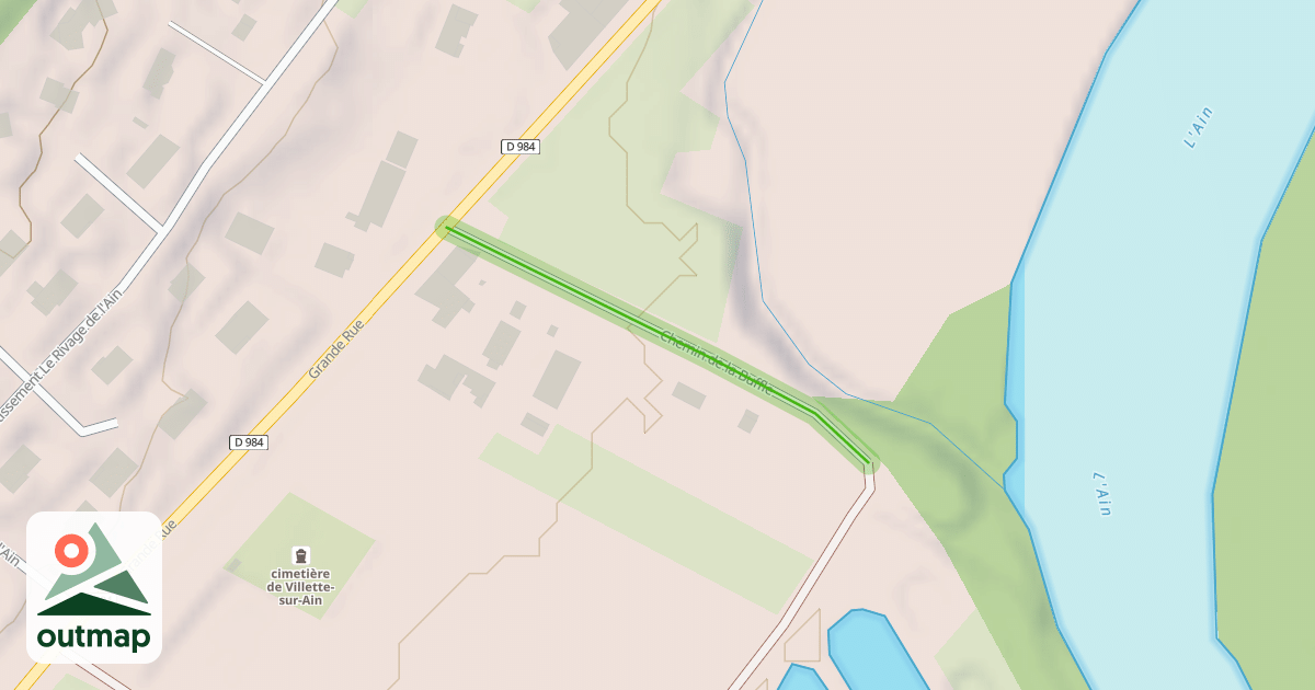 Map of Chemin de la Buffle