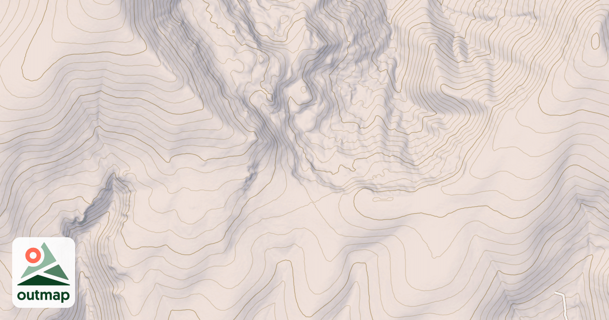 Map of Alex Draw To Mcgary Canyon