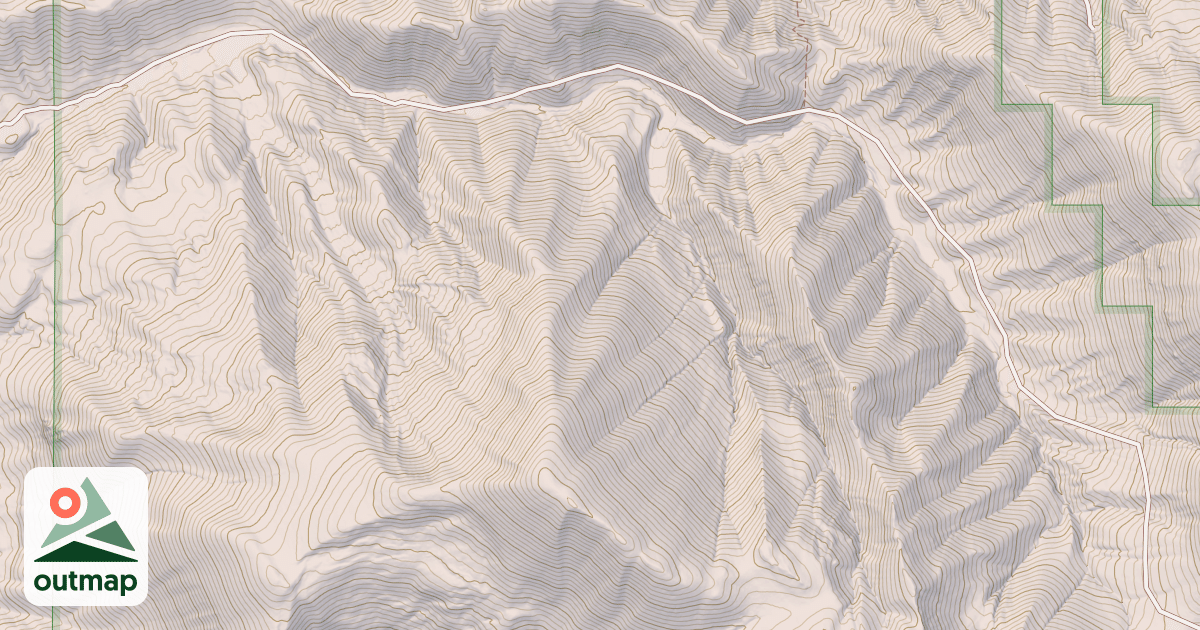 Map of Dunns/home Canyon