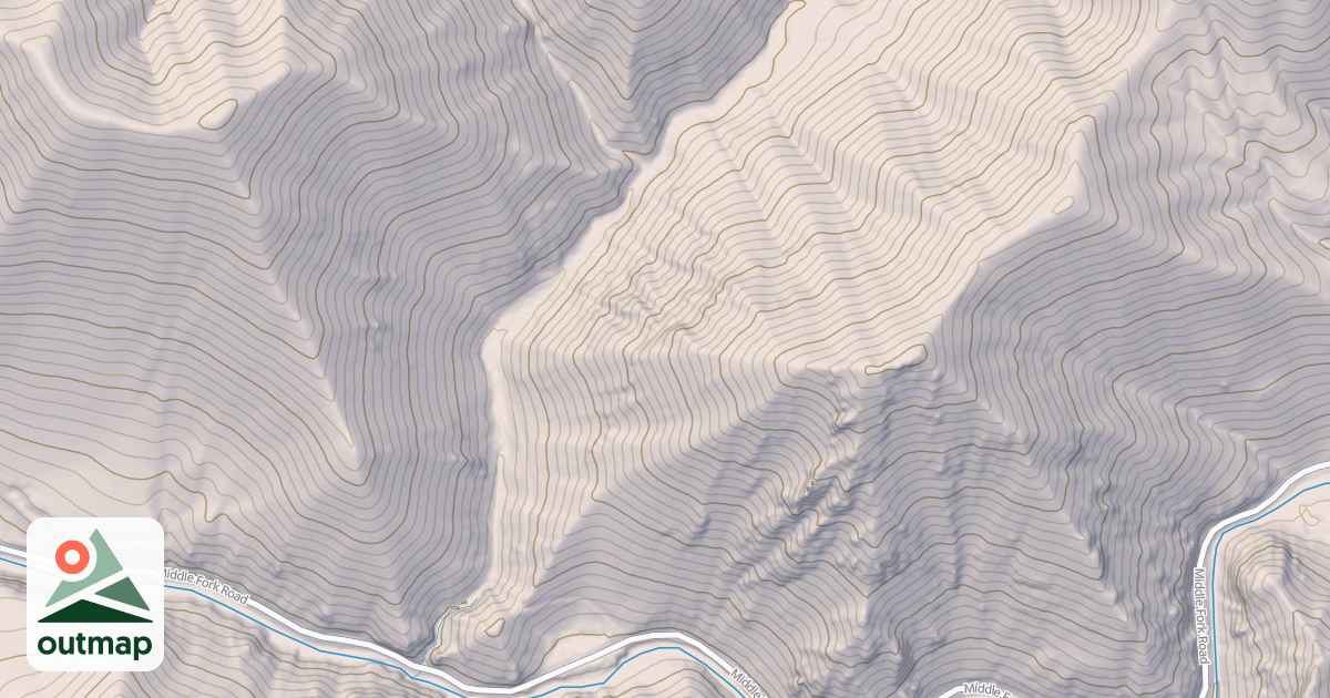 Map of Browns Creek