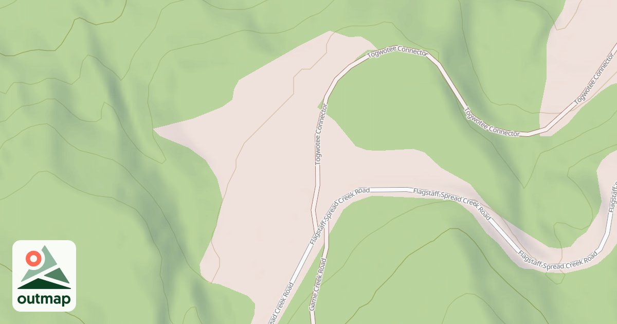 Map of DISPERSED CAMP SPUR