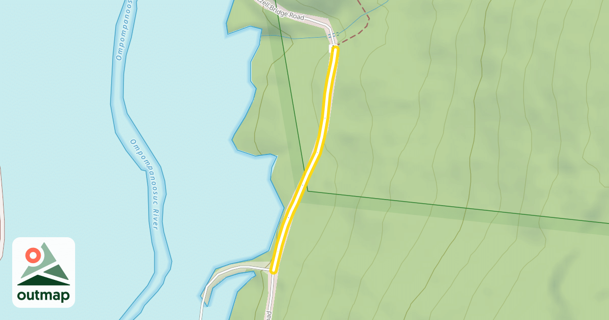 Map of Buzzell Bridge Road