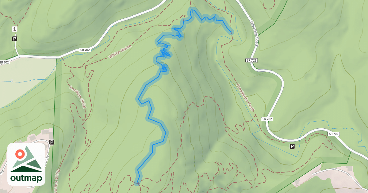 Map of Switchback Lullaby