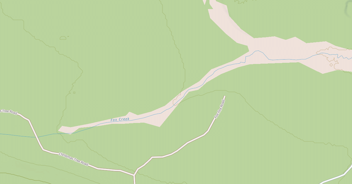 Map preview of FOX FIRE ROAD