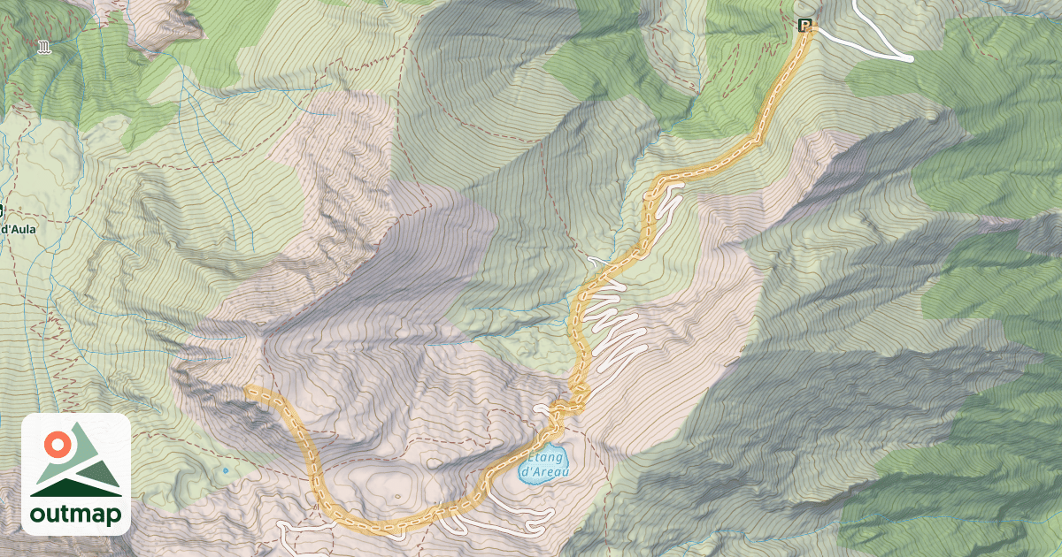 Map of Cour Vic — Col de Pause