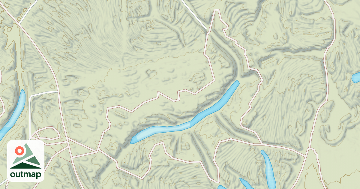 Map of Interlake State Recreation Area Trails