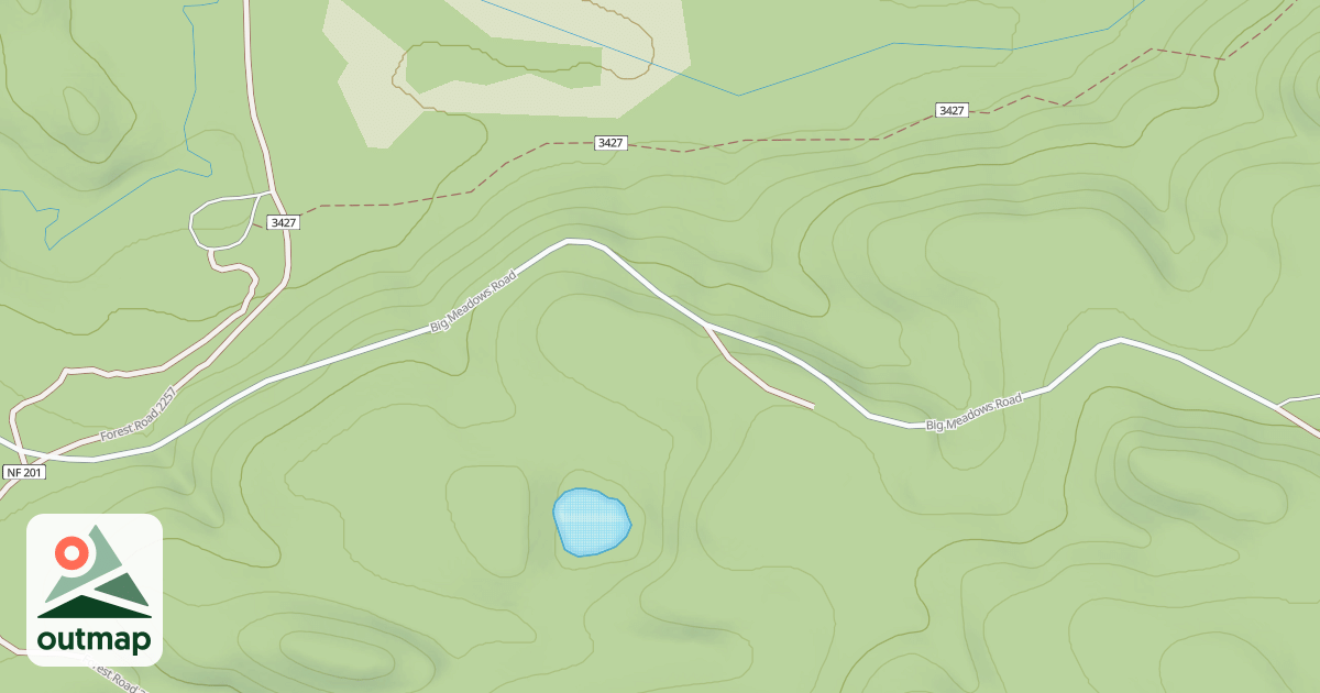 Map of BIG MEADOWS ROAD