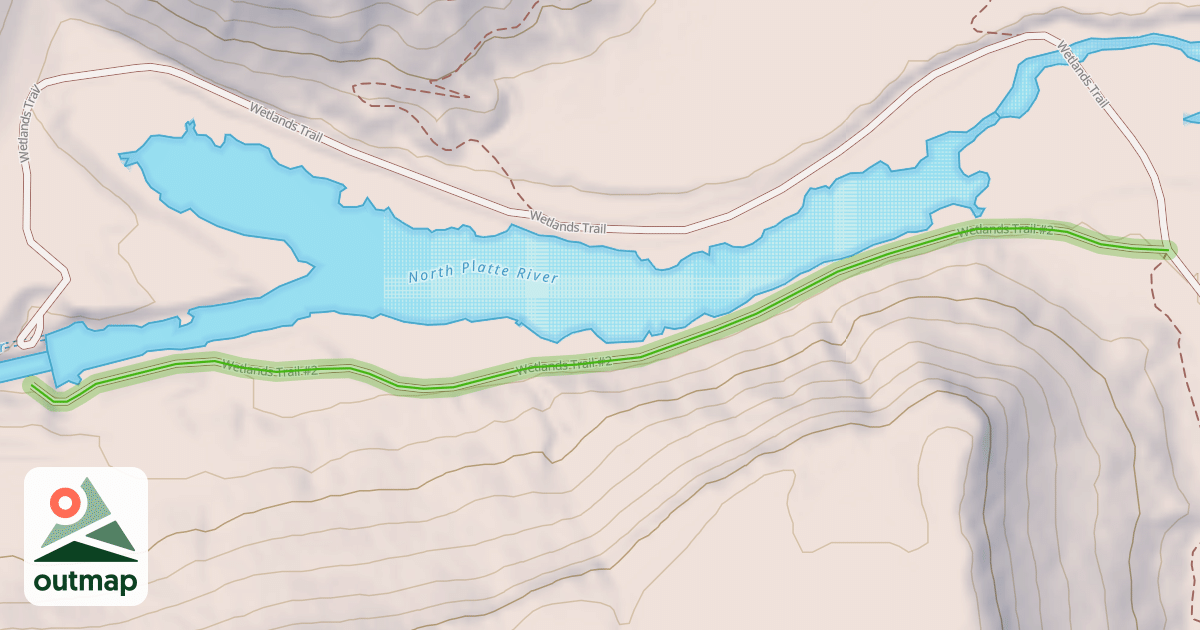 Map of Wetlands Trail #2