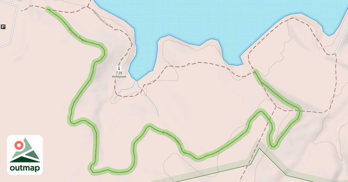 Map of Green Trail