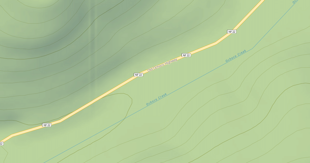 Map preview of USFS Motor Vehicle Use Map Roads {33A3150F-D1B5-4459-8305-6C2E318BFDD0}