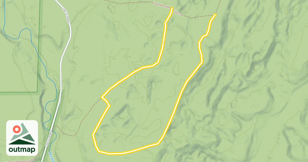 Map of Lakewood XC Course