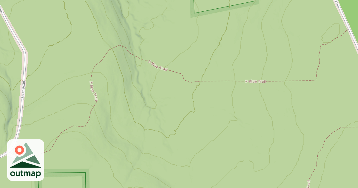 Map of West Almond Trail 7