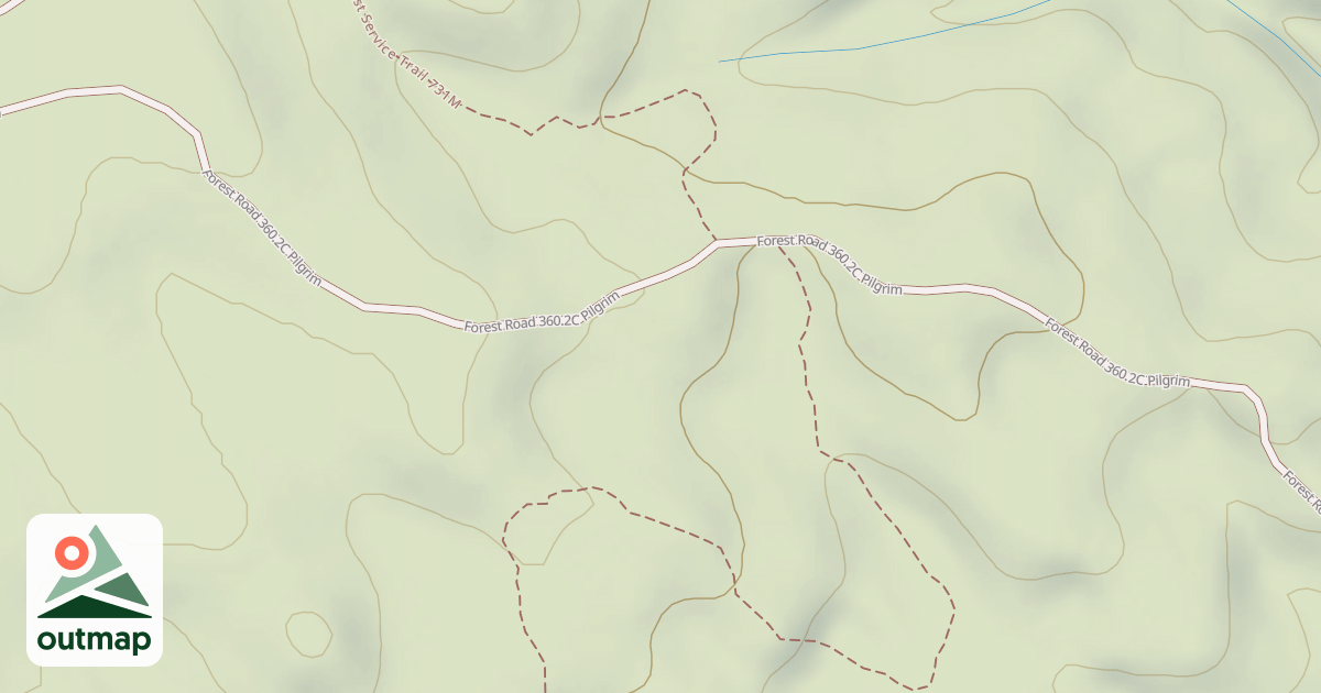 Map of Turkey Creek
